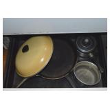 Drawer of Misc Pots & Pans - Club-style
