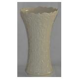 Lenox Ivory China Wentworth Embossed Vase 11.25"