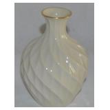 Lenox Ivory China Richmond Swirl Vase 5.75" tall