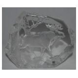Vtg Mats Jonasson Maleras Deep Cut Moose Iceberg