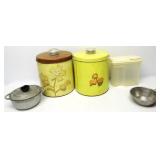 Vintage Kitchen Cannisters,Tupperware
