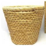 Wicker Waste Basket