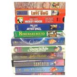 VHS Disney Movies W/VHS