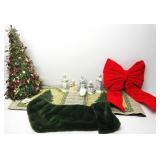 Christmas Decor Table Runner,Ceramic Nativity