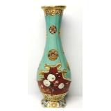 Chinese Cloisonne Enamel Vase 15'T