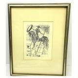 Salvador Dali Don Quixote &Sancho Panza 12'x15'