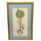 Framed Enbrodered Picture 13.5'x21'