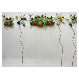 Metal Frogs,Humming Bird Yard Stakes