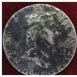1962P Franklin Silver Half: Fire Damage?