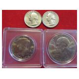 1976 Clad Bicentennial P & D Quarter/Half & Dollar