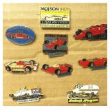 1980's & 90's Indy Car Racing Hat Pins