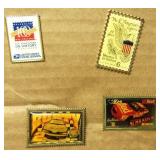 Postal Stamp History Shirt Pins