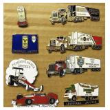 Vintage Jaycees Semi Trucks Hat Pins