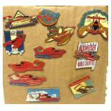 Vintage Budweiser Boat Racing Shirt Pins