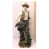Cowboy Resin Sculpture