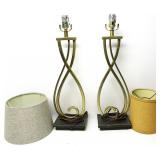 Metal Table Lamps 23'T