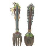 Iron Spoon&Fork 11'L