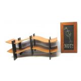 Wine Rack W/Sign