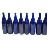 Blue Colbalt Wine Bottles