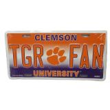 Clemson Tiger Fan License Plate