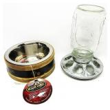 Chicken Feeder W/Dog Bowl