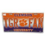 Clemson Tiger Fan License Plate