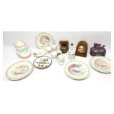 Vintage Ceramic Items,Coasters,Sandwich Plates,Etc