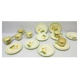 Antique Homer Laughlin Briar Rose Pattern Tea Set