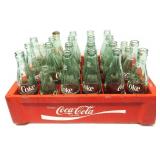 Coke Crate W/Soda Bottles