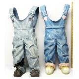 Overalls Plant Holders One Foot Broken