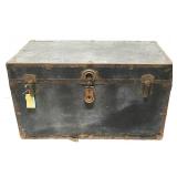 HW Roundtree &Brothers Steamer Trunk 1890