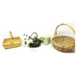 Bird In Nest,Basket,Planter,Basket