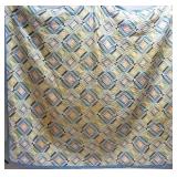 Hand Stitched Quilt Single Not Mint