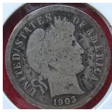 1903P Barber/Liberty Head Silver Dime