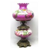 Antique Gone With The Wind Parlor Lamp