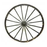 Antique Wagon Wheel 44'R Metal&Wood