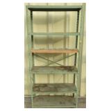 Metal Shelving Unit 29.5'Wx12'Dx64'T