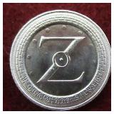 1 Gram .999 Fine Silver Round: United Indian Head