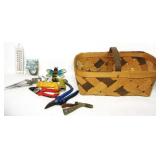 Garden Basket,Garden Tools,Wind Chimes,Etc