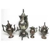 Antique Siverplated Teapots