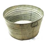 Galvanized Tub Has Holes On Bottom 20'Rx11'T
