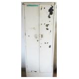 Vintage Metal Cabinet 24.5'Wx11'D63'T