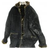 Fur Lined Jacket Large