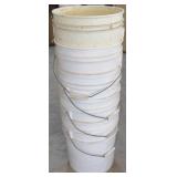 5 Qty 5 Gallon Buckets