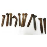 Vintage Rail Road Spikes