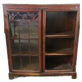 Antique Display Cabinet Missing Glass Pane
