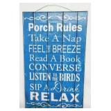 Wood Porch Sign 16'x26'