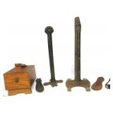 Antique Shoe Cobblers W/Shoe Shine Box