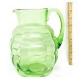 Uranium Glass Pitcher