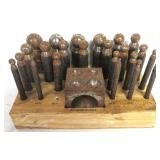 Metal Dapping Punch Tool Set Jewelry Shaper